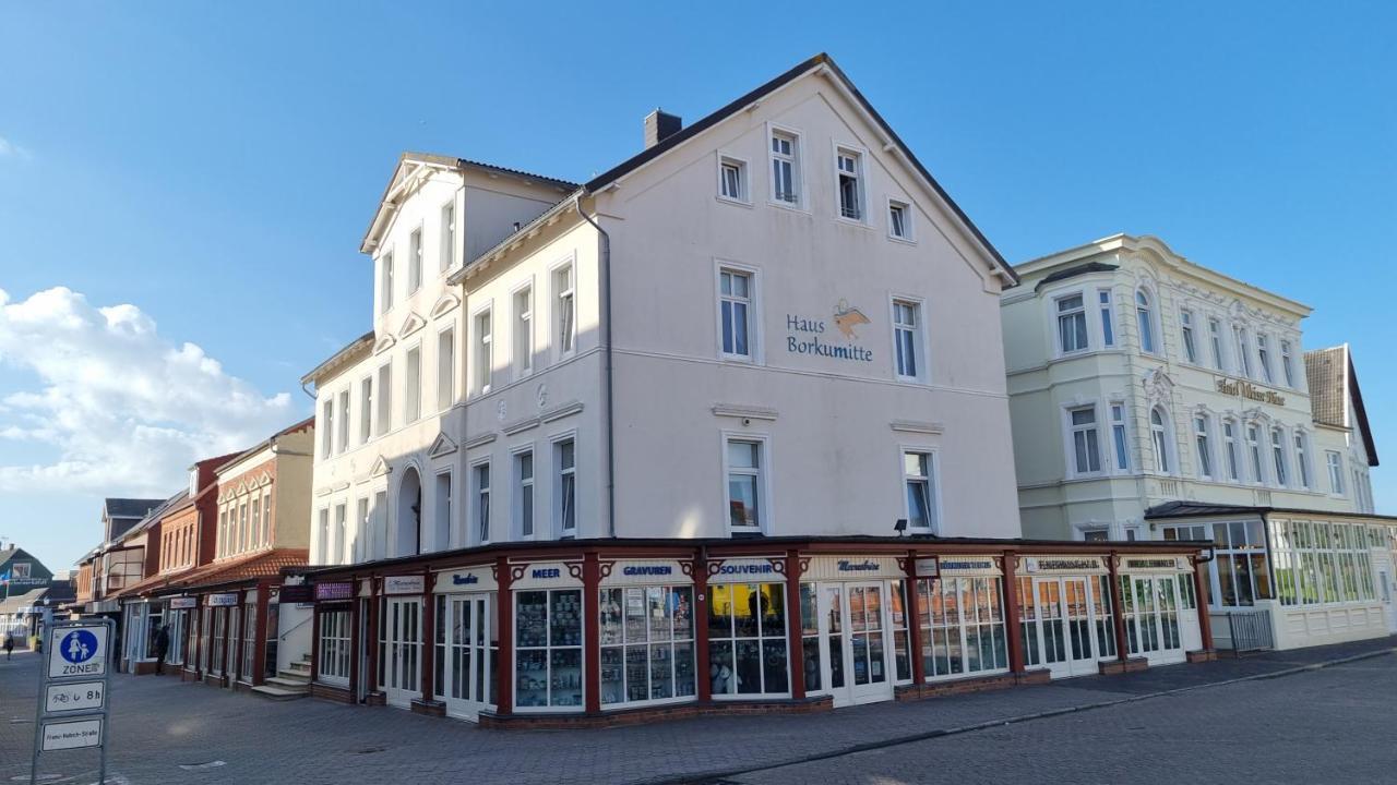 Haus Borkumitte Appartement Luettje Hoern Esterno foto
